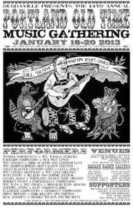 Portland Old-Time Music Gathering poster